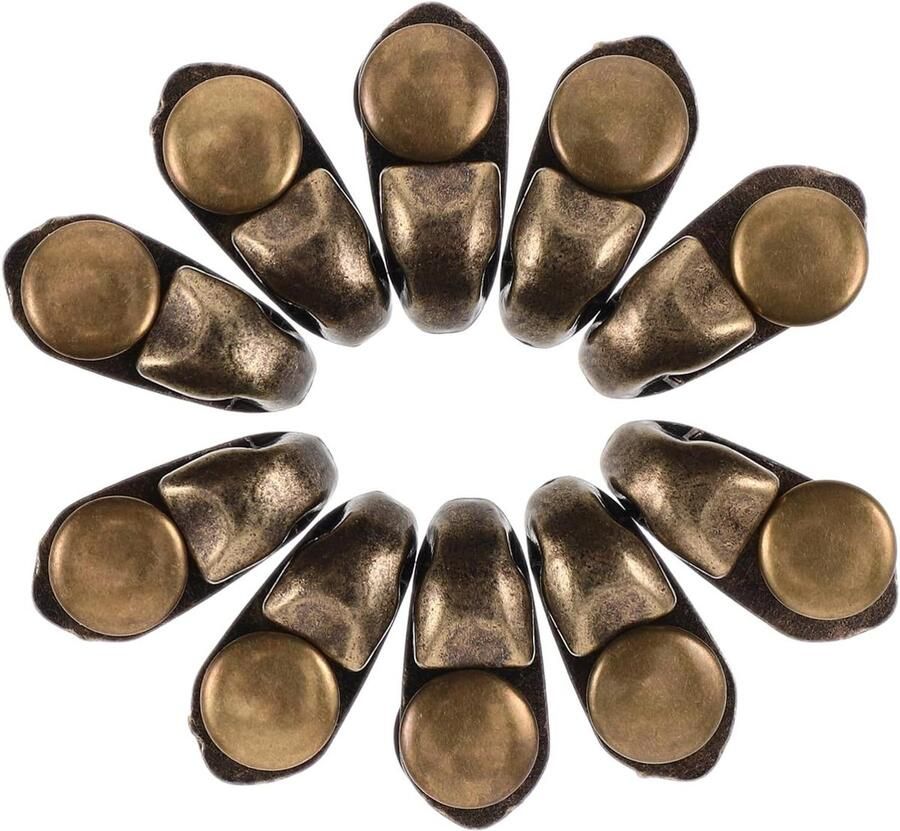 Schoenveter Haken Laars Veter Schoen Reparatie Duurzaam Legering 10 Stuks Koffie