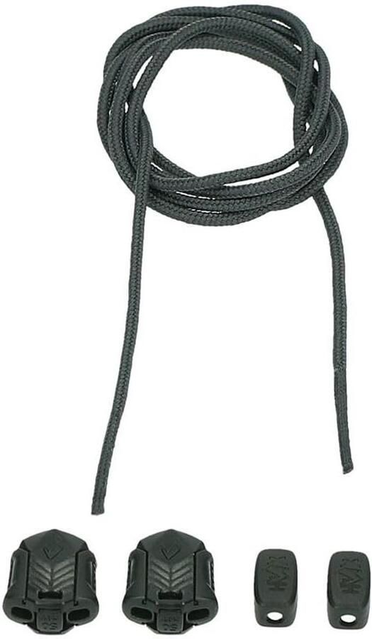 Schoenveter Reparatieset Vetersluiting Set Laarzen Onderhoud Specifiek voor CONNEXIS Go 10 g Grijs