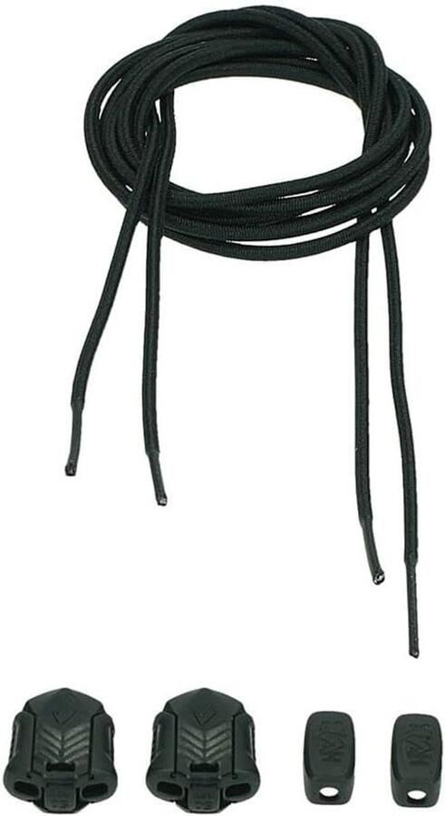 Schoenveter Set Vetersluiting Laarzen Onderhoud Specifiek Ontwerp Zwart