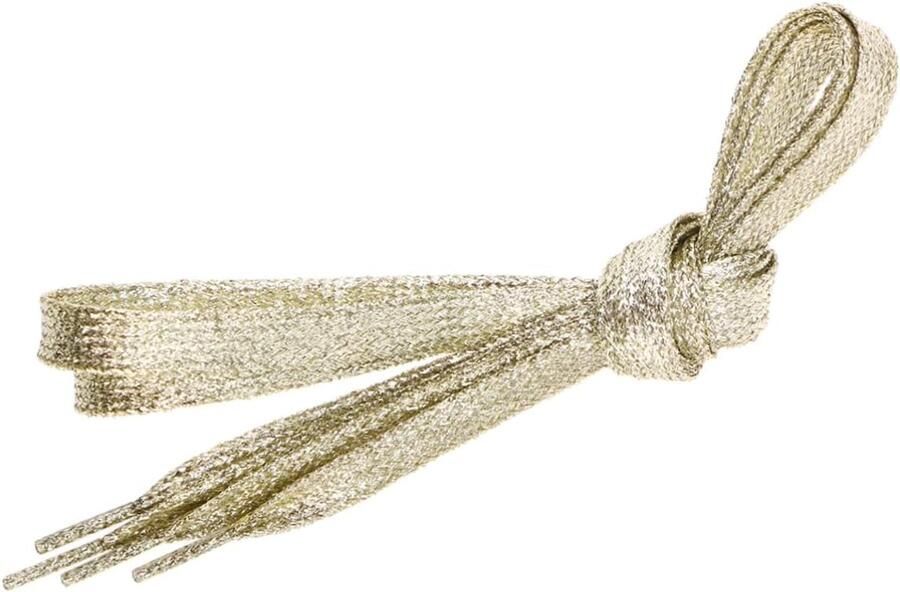 Schoenveters Glitter Veters Schoenen Opfrissen Met Pailletten Goud