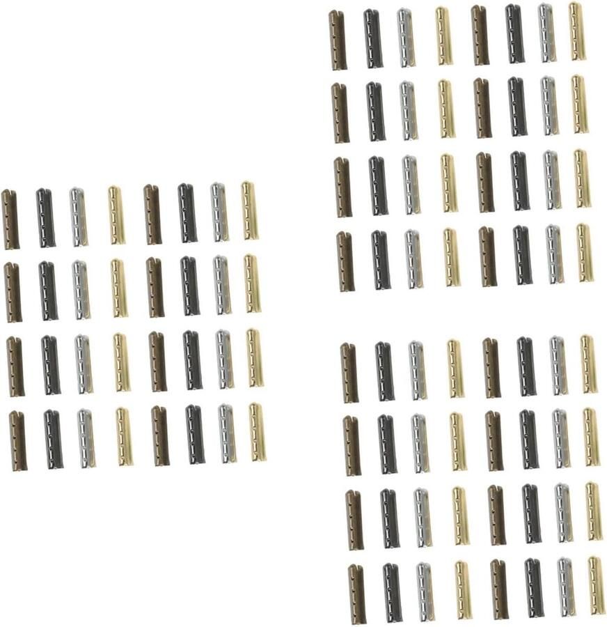 Schoenveters Koppen Veters Tips Schoenen Repareren 4 Gaten Ontwerp 200 Stuks Assorti