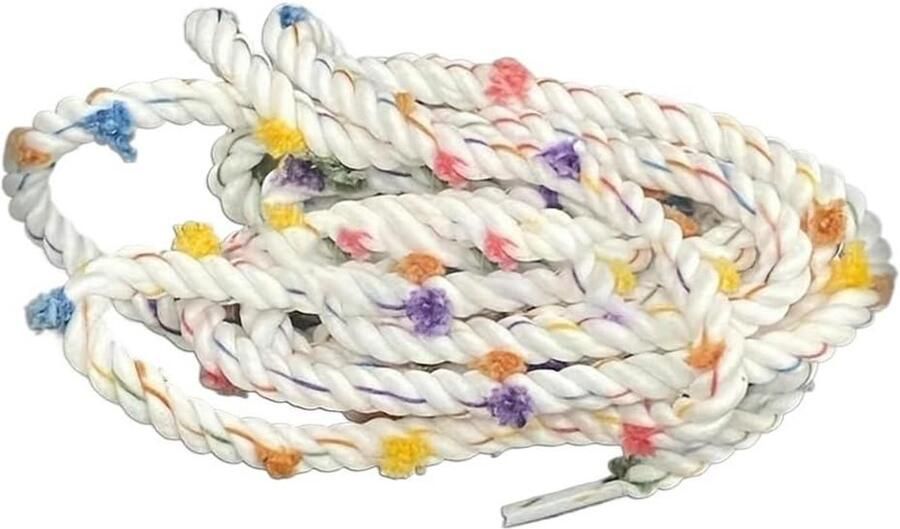 Schoenveters met Kwastjes Veters voor Sneakers Schoenen Personaliseren Bloemvormige Accessoires 2 stuks Meerdere Kleuren