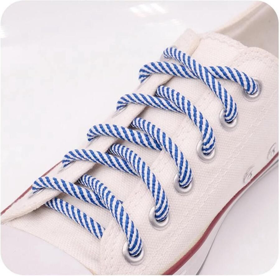 Schoenveters Plaid Veters Schoenen Opfrissen Tweekleurig Patroon Geel
