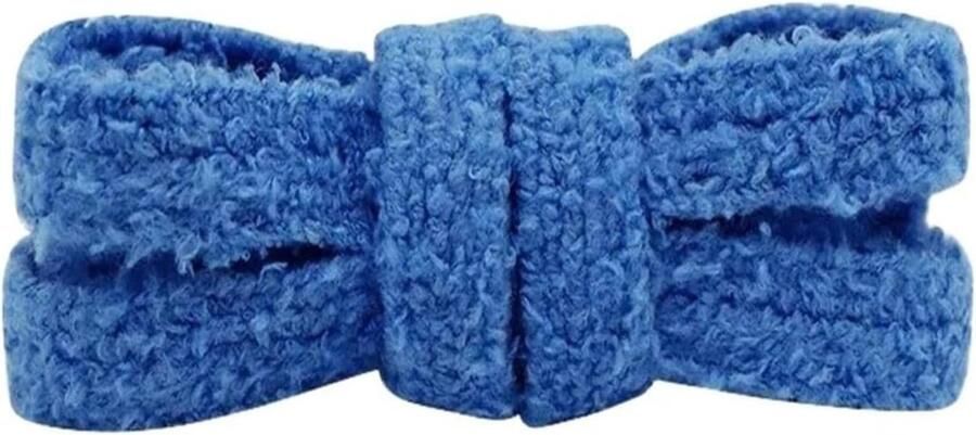 Schoenveters Pluizige veters Schoenen personaliseren Fleece materiaal breed 100- Veelkleurig