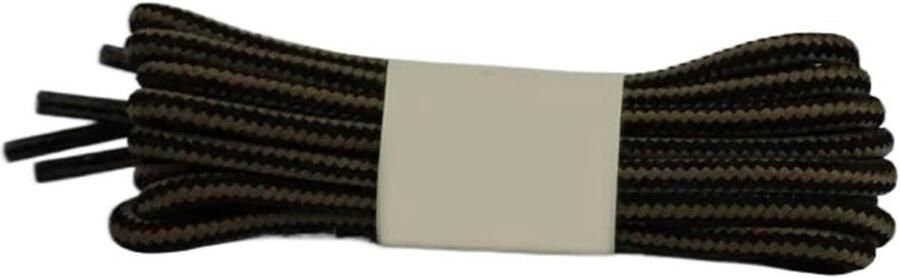 Schoenveters Rond Veters Strikken Outdoor Wandelen Gestreept Dubbel Kl Paar Multicolor