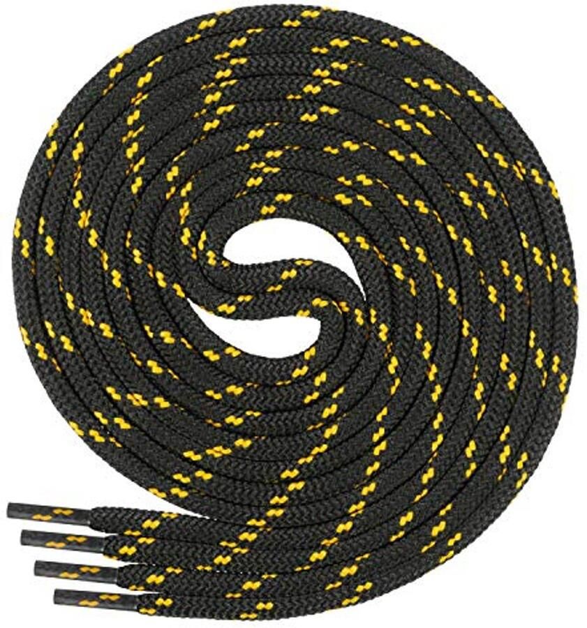 Schoenveters Ronde veters Outdoor gebruik Scheurvast en weerbestendig 4-pack Meerdere kleuren