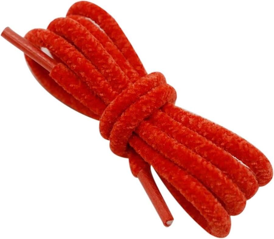 Schoenveters Ronde veters Schoenen opknappen Suede materiaal Rood