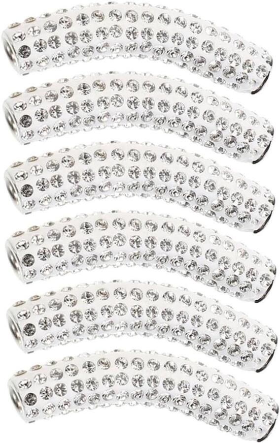 Schoenveters Sluitingen Veters Decoratie Schoenen Versieren Met Strass Steentjes 30 Stuks Zwart