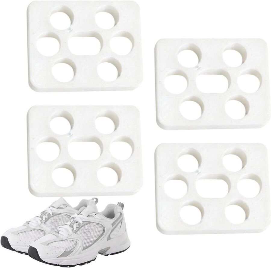 Schoenveterslotjes Sneaker clip sluitingen Veters op hun plaats Antislip ontwerp 2 paar Niet gespecificeerd