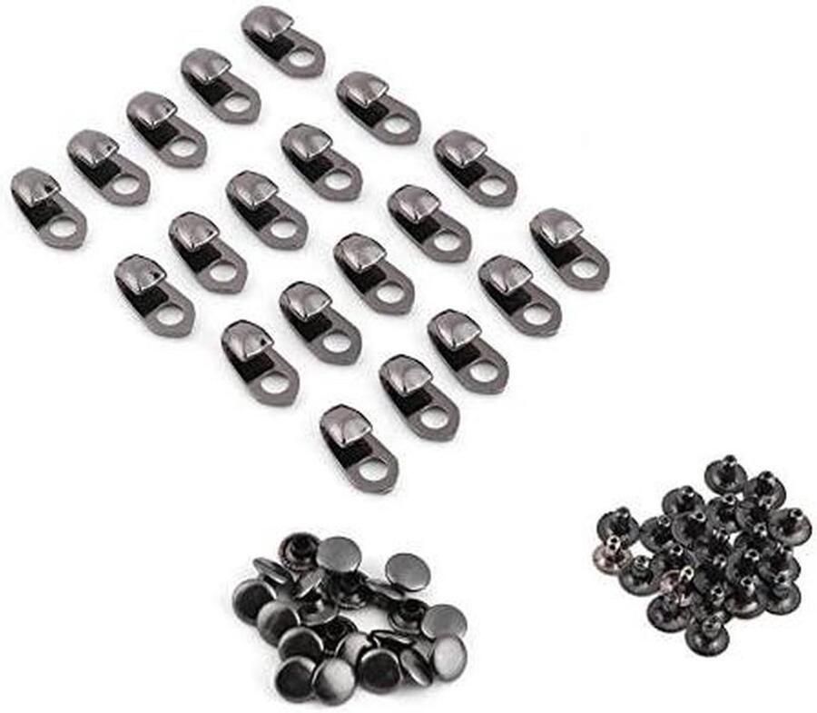 Schoenvetersluitingen Kanten gespen Veterhaken Kleding reparatie Legering materiaal 5 mm knoopopening Zilverkleurig