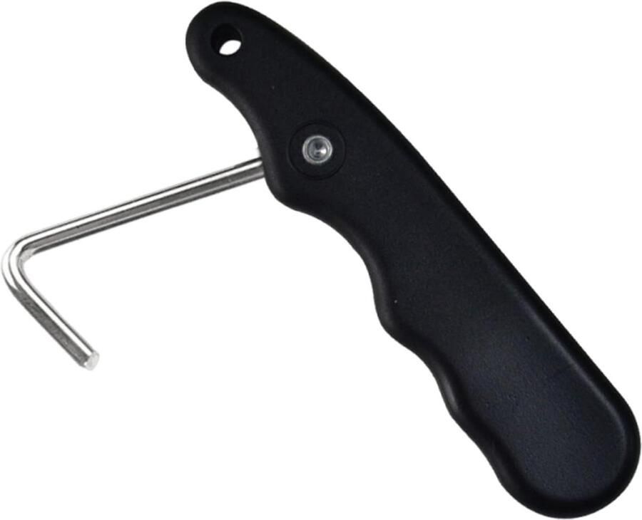 Schoenveterspanner Vetertrekker Schoenen Strikken Opvouwbaar Roestvrij Staal Compact Formaat Zwart