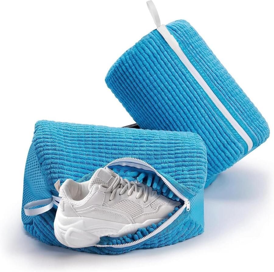 Schoenwaszakken set van 2 ade d en wasmachinebestendig ideaal voor het reinigen van schoenen en sneakers
