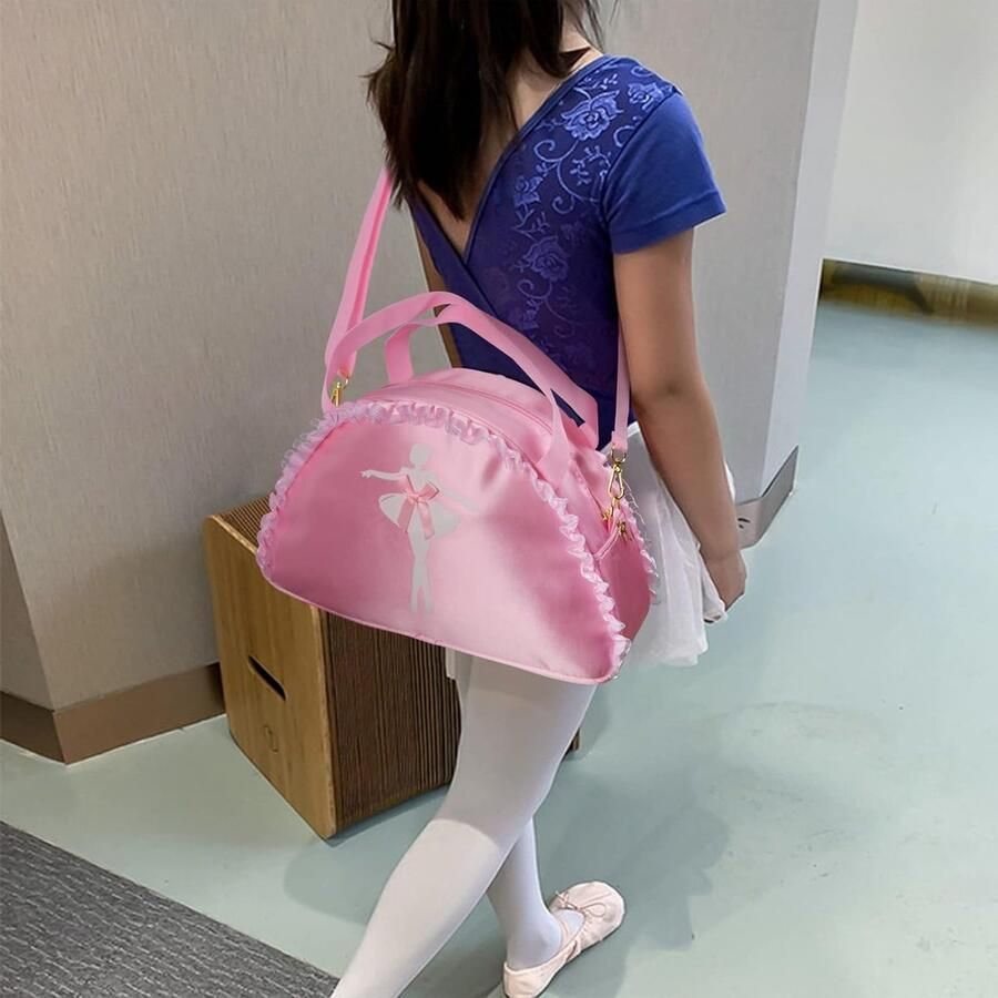 Schoudertas voor Kinderen voor Ballet en Dans Verstelbare Schouderbanden Ideaal voor Ballerina's en Dansschoenen