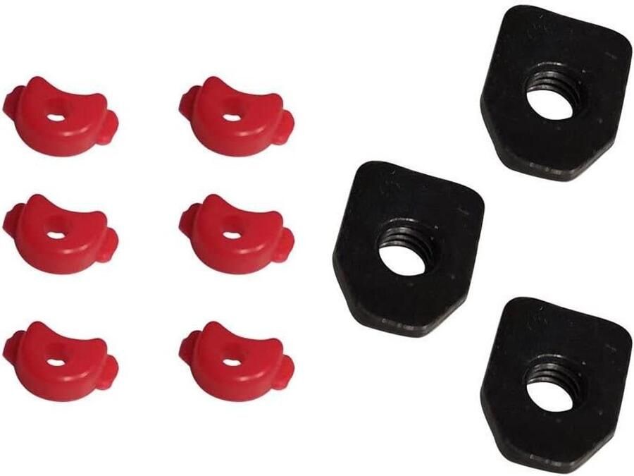 Schroefdraadinzetstukken Cleat Notenset Schoenen Repareren Shi o R 3 stuks null