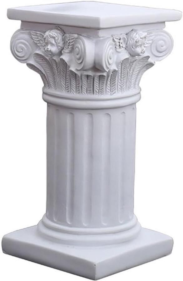Sculptuur Romeinse decoratieve kolommen rekwisieten schieten tuin schattige muziek monument Grieks standbeeld hars figuur sculptuur ambachten ornament verzamelobject beeldjes thuis woonkamer