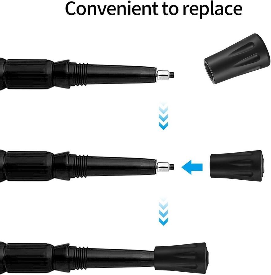 Set van 12 Rubber Buffers voor Wandelschoenen Antislip Vervangingen van 11 mm voor Optimale Grip en Comfort