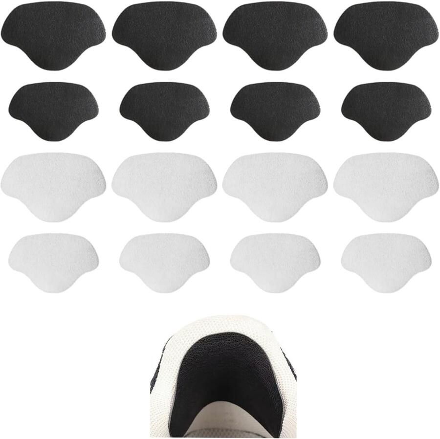 Set van 16 Zelfklevende Hielbeschermers voor Schoenen Reparatie Pads Anti-Blow Set voor Leren Schoenen Sneakers en Sportieve Schoenen