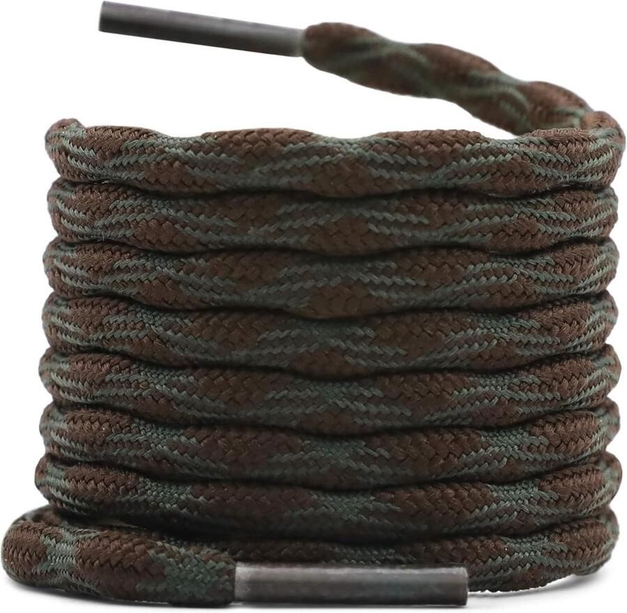 Set van 2 Sterke Ronde Golfvormige Antislip Veters voor Werk- en Wandelschoenen