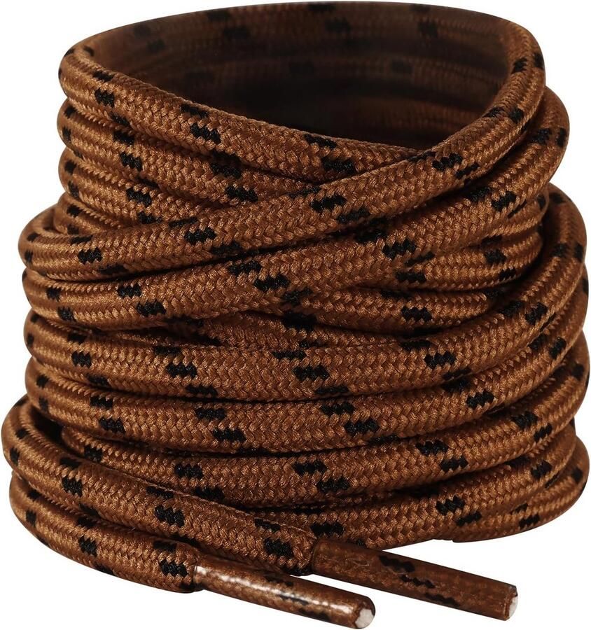 Set van 2 Stevige Ronde Schoenlinten voor Wandelschoenen en Werklaarzen (4.5mm)