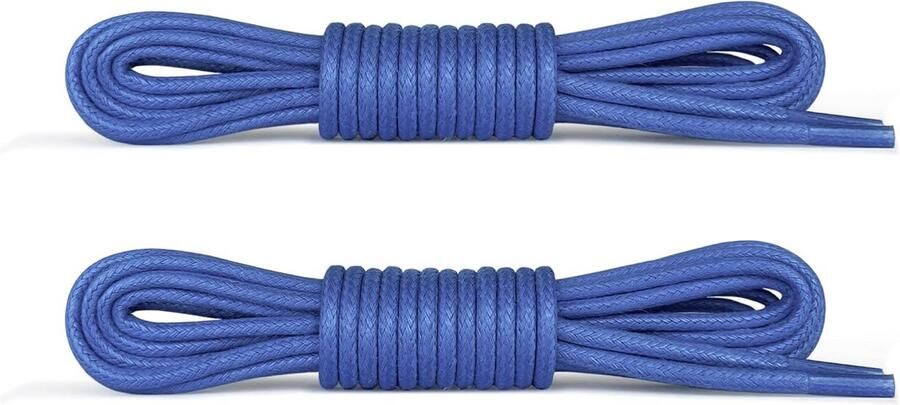 Set van 3 Ronde Fijn Gewaxte Katoenen Schoenveters Vervanging voor Geklede Schoenen (75 90