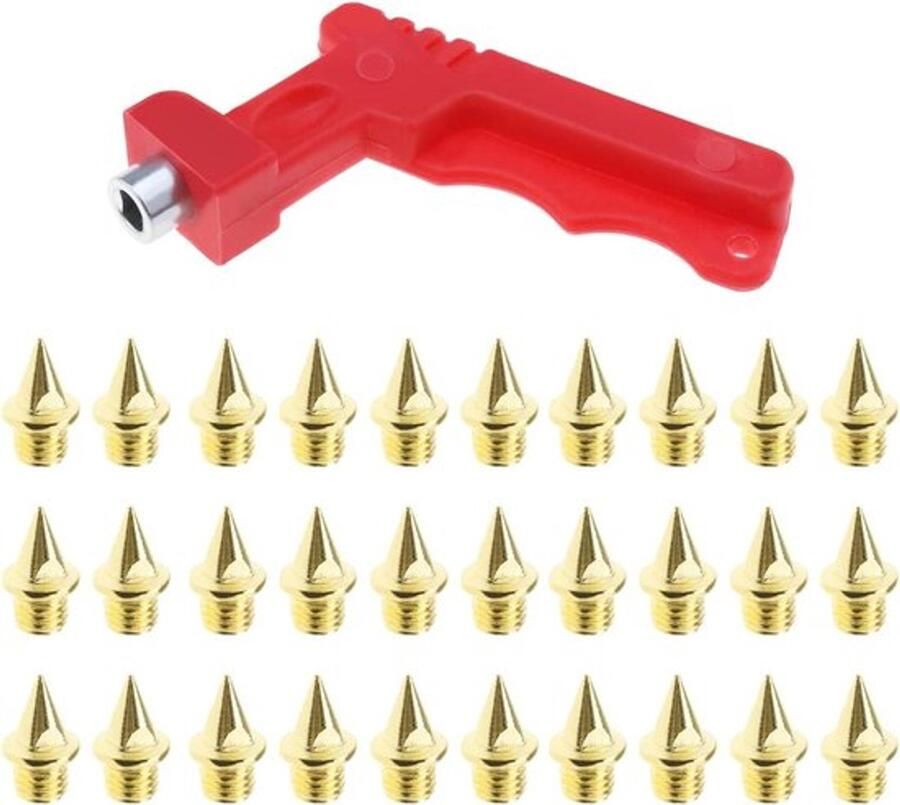 Set van 30 stuks 7mm Track Schoen Spikes voor Sportschoenen Vervanging Stalen Spikes Lange Jump Track en Field Sprint