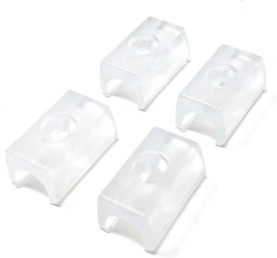 Set van 4 stoelglijders met een diameter van 10 mm met geluidsdempend TPE-oppervlak