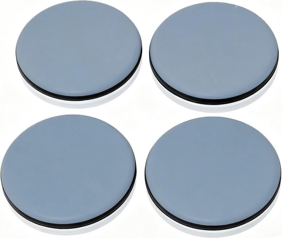 Set van 4 zelfklevende teflon-meubelglijders 70 mm meubelglijders voor zware meubels teflonglijders voor moeiteloos verplaatsen van zware meubels beschermt vloeren tegen krassen en lawaai