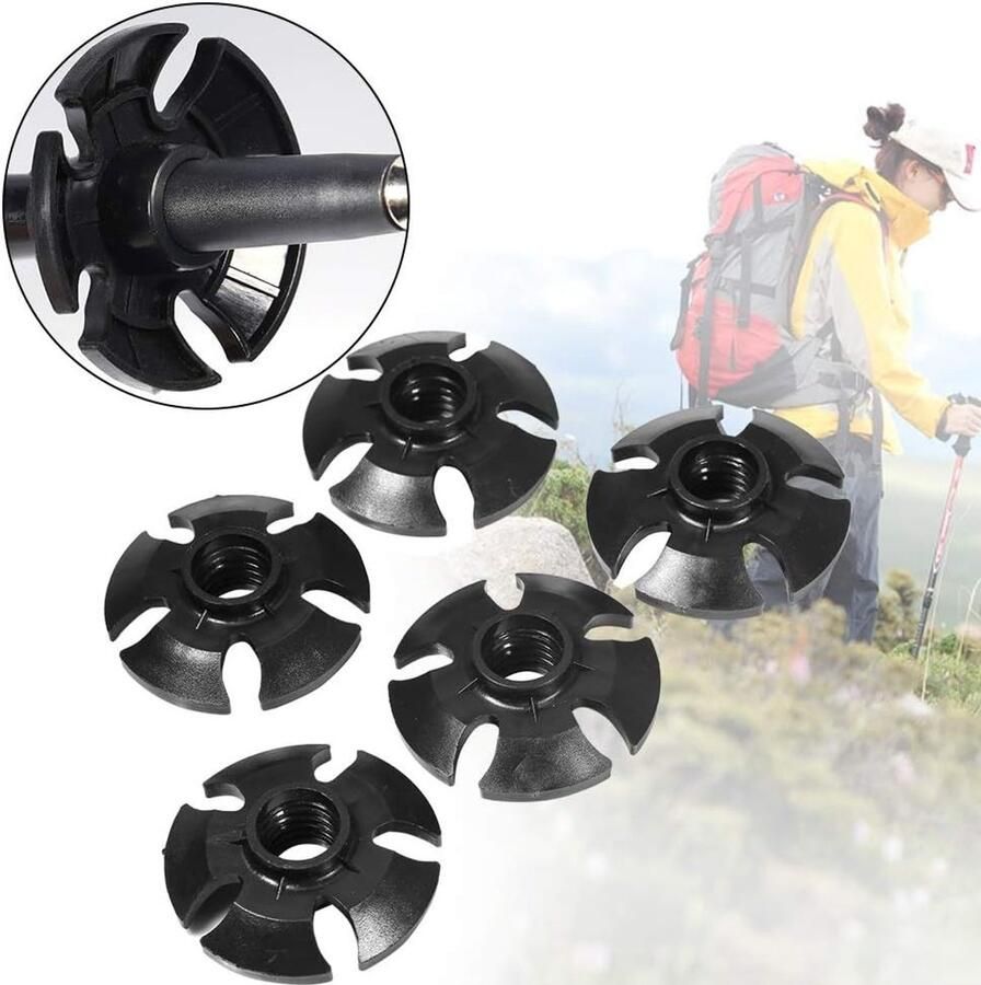 Set van 5 Verstelbare Wandelschoenen met Rubberen Stoppers voor Trekking Hiking en Vissen