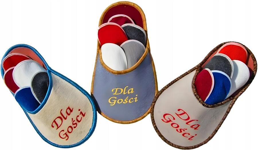 Set van 6 Paar Huisschoenen Comfortabel & Hygiënisch