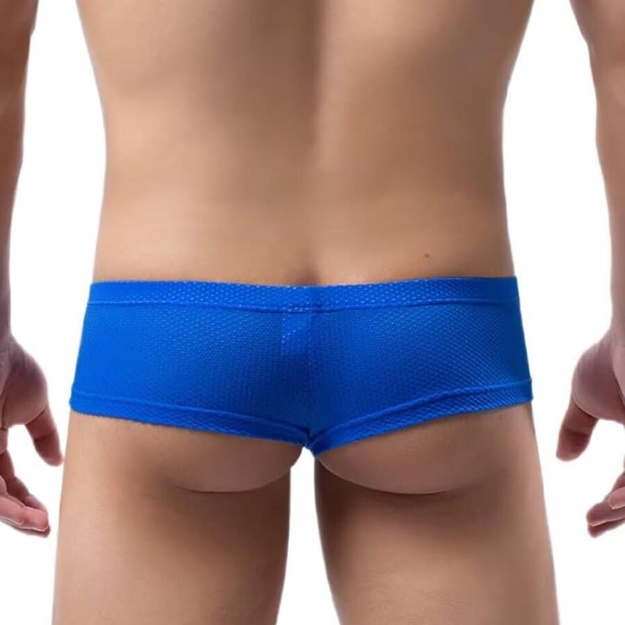 Sexy ondergoed voor heren stringtanga's jockstrap voor heren mesh ademend slip onderbroek sissy-bikini
