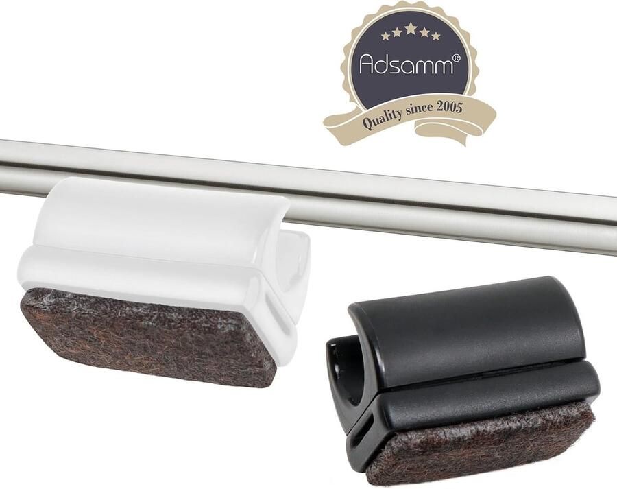 SF- BL-10-16 SF- BL-10 16 x klemschaalladder met vilt zwart Ø 8-9 mm