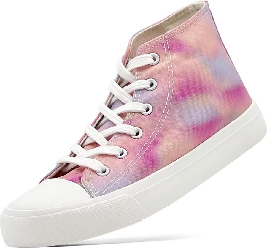 Sharllen Canvas gymschoenen voor en high-top sneakers antislip zeildoekschoenen ade de sportschoenen vrijetijdsschoenen