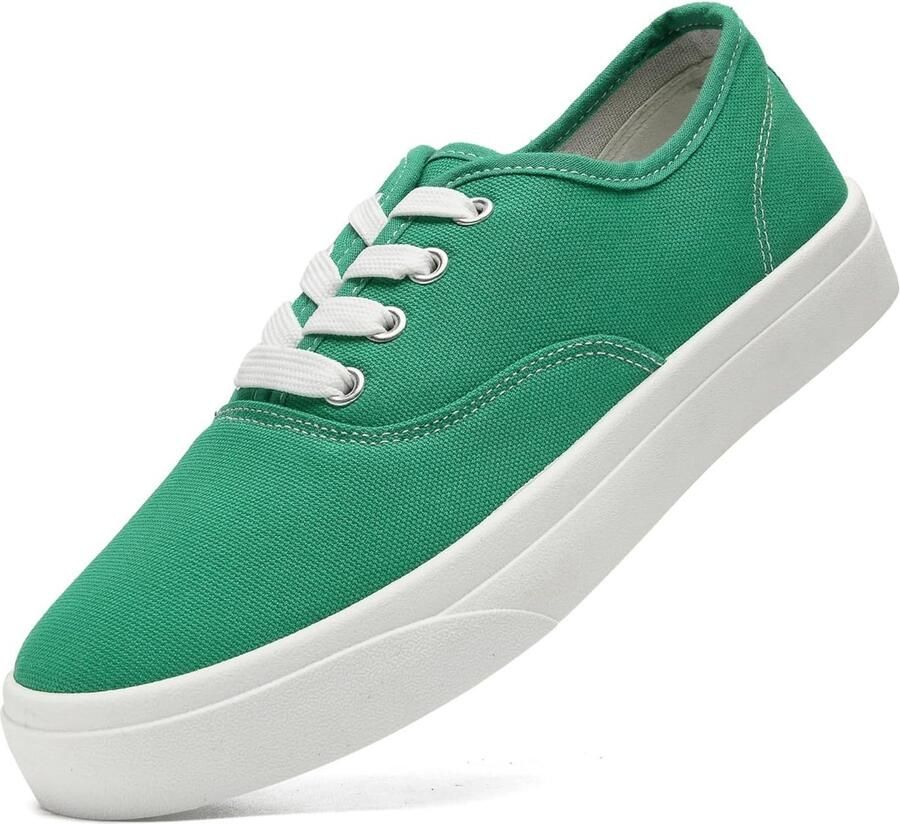 Sharllen Canvas Schoenen Low Top Sneakers Unisex Klassieke Lace Up Trainers voor nen Canvas Plimsolls Pompen Casual Tennis Schoenen