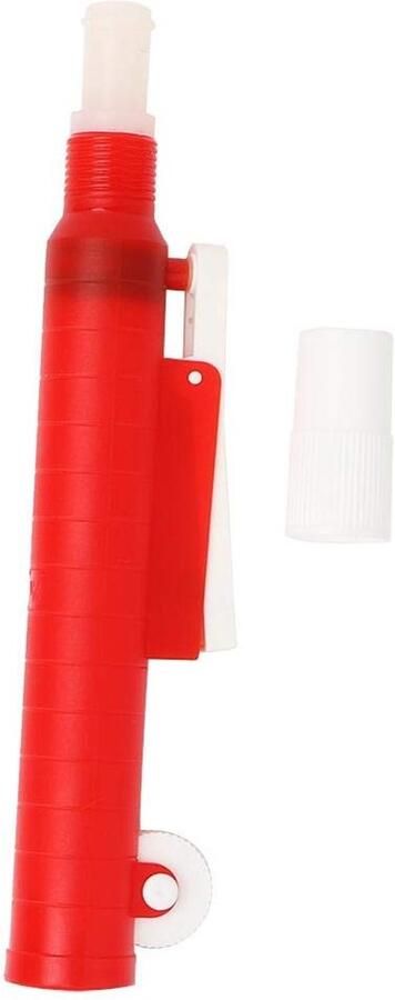 Store_8 Pipette Pump 25 ml Eenvoudige bediening Rood Voor gebruik met pipetten Inclusief gebruiksaanwijzing Geschikt voor laboratoria