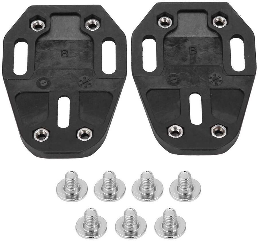 Dailygoods Speedplay Fietsschoenen Cleats Comfortabel Loopgemak Zwart Adapter Converter Voor Wegfiets 1 Paar