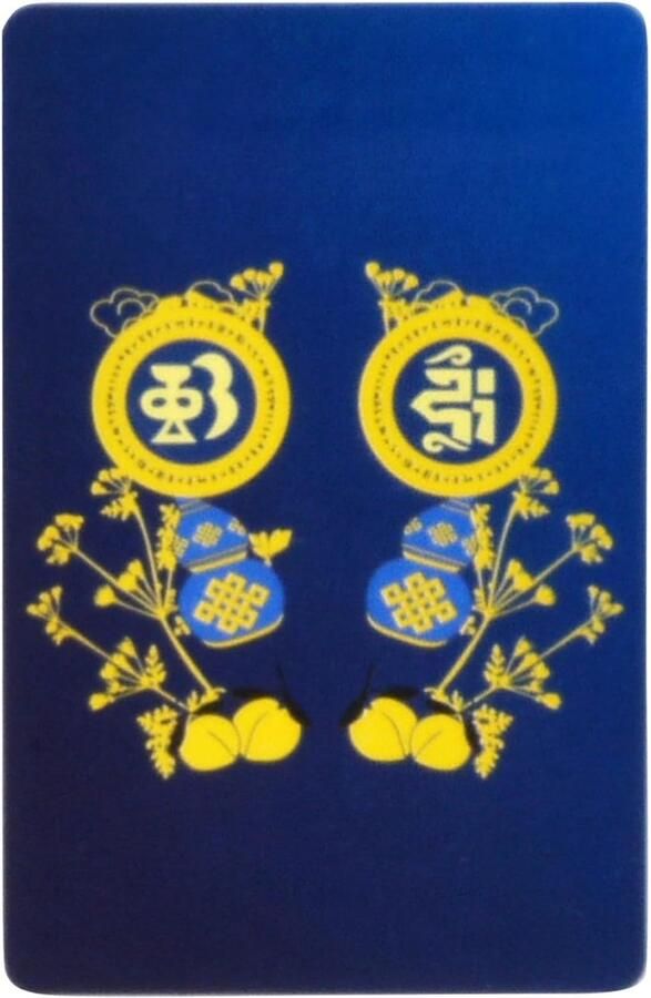 Shui Geneeskunde Boeddha Kaart Thuis Harmonie Balans Vrede Amulet Rijkdom Veel Geluk Talisman Nieuwjaar Gift W5501