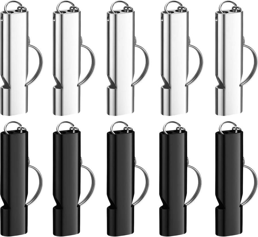 Signaalfluitje noodfluitje sportonderwijs fluitje met sleutelhanger trainer fluitje scheidsrechter fluitje metaal noodfluitje aluminium