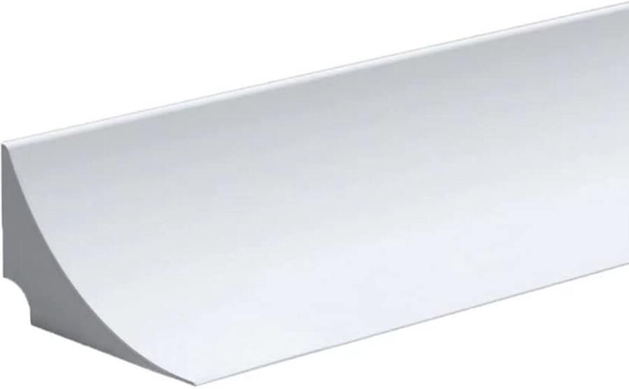 Siliconen Douche Drempel Waterafscheiding Zelfklevend Waterruimte Badkamer Vloerafscheiding Afdichtingstrip Kalkwaterafhoudstrip Voor Douched Een Zelfklevende Achterkant Wit(1M 25mmx15)