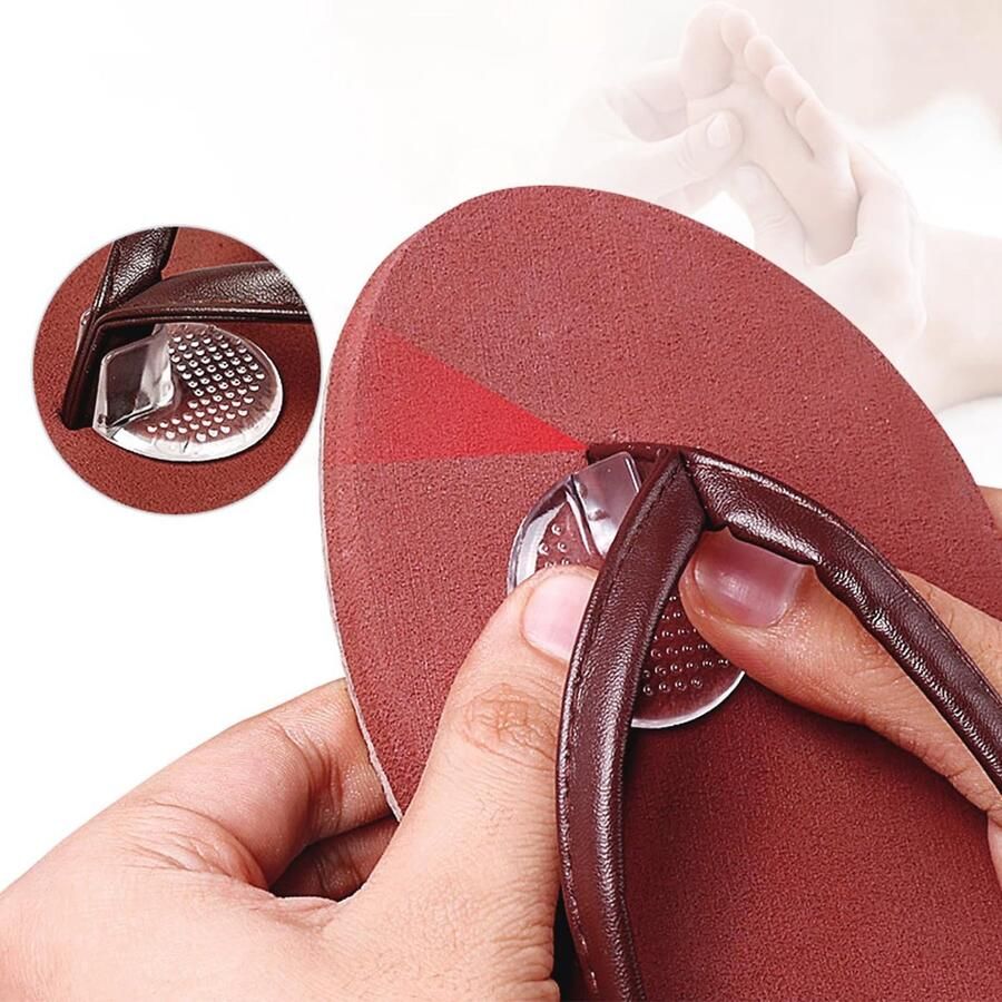 Siliconen Sandalen Transparant 7 Paar Bescher de Pads voor Teenzorg Vermindert Voetpijn ShopVlot