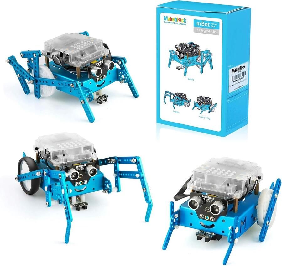 Six-Legged Robot Add-on Pack Designed mBot 3-in-1 Robot Add-on Pack
