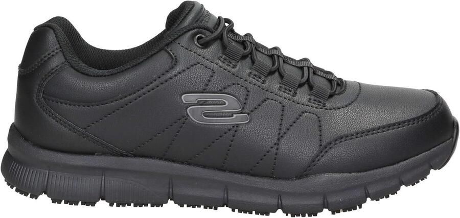 Skechers Nampa OsilShoe Herenschoen Atletisch Medisch Personeel Slip-on Bungee Veters Niet gespecificeerd Zwart