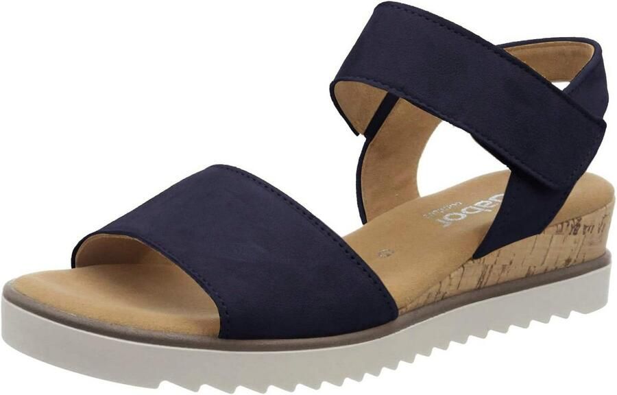 Sleehak Sandalen Comfortabele Zomerschoenen Dagelijks Gebruik Klittenband Sluiting 25mm Hakhoogte