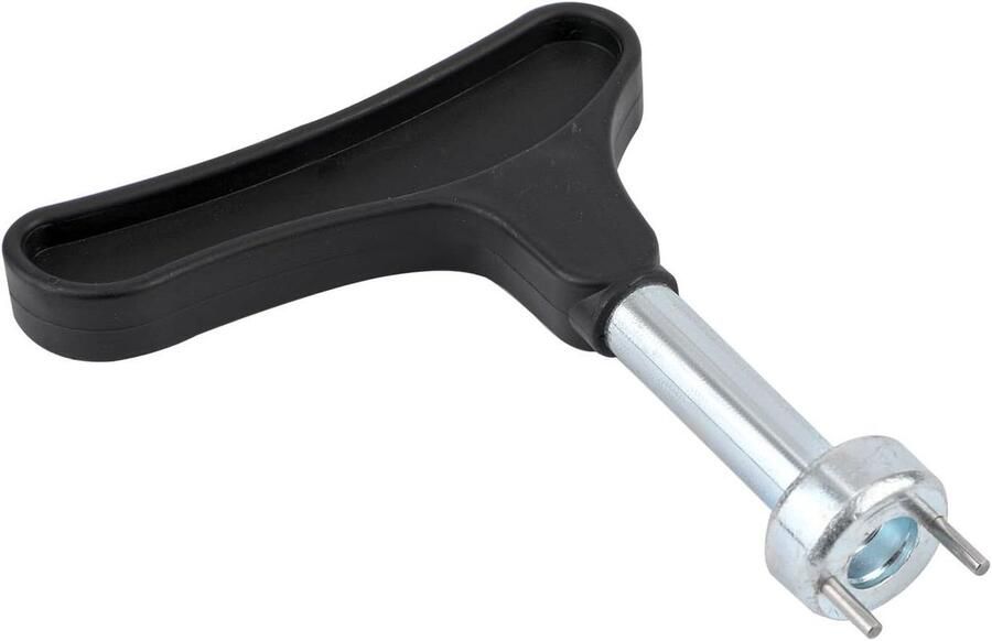 Sleutel voor Golfschoenen Vervangende Spikes van Ijzerlegering Grip Verbeterende Spike-Verwijderaar voor Golfschoenen (Zwart)