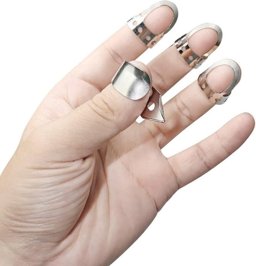 Slide Bar Stick Pakt roestvrij Staal Metalen anti-Oxidant Accessoires voor instrumenten massief met 4 tanden voor Lap Steel Gitaar(goud)