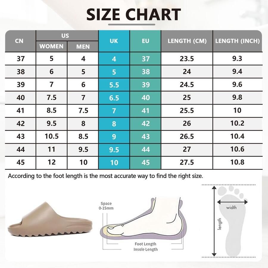 Sliders for and Non-Slip Quick Dry Shower Slippers Ultra-Soft Thick Sole Slides Beach Sandals House Pillow Slides for Indoor & Outdoor