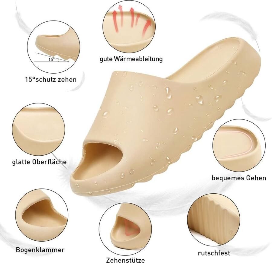 Slides Original Cloudyzz Badslippers uniseks voor en