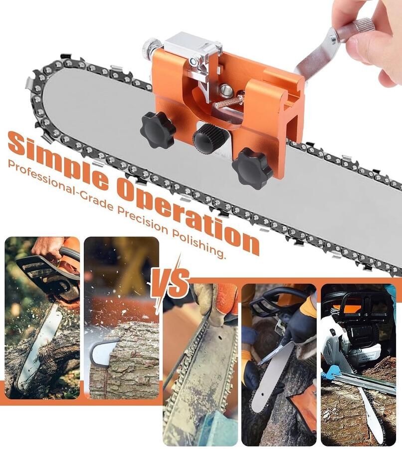 Slijpmachine draagbaar handmatig handwiel slijpgereedschap voor 4-22-inch kettingzagen