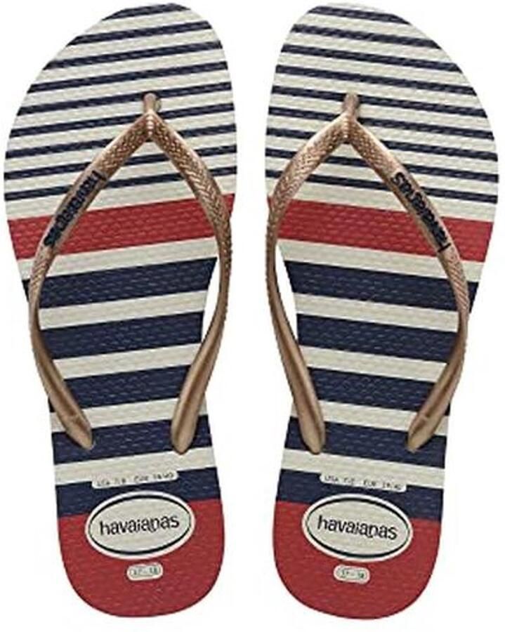 Slim Nautical Flip Flops voor Vrouwen