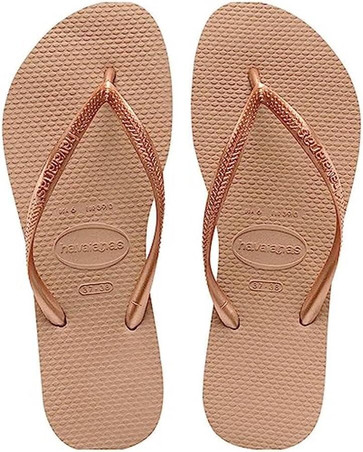 Slim teenslippers voor dames