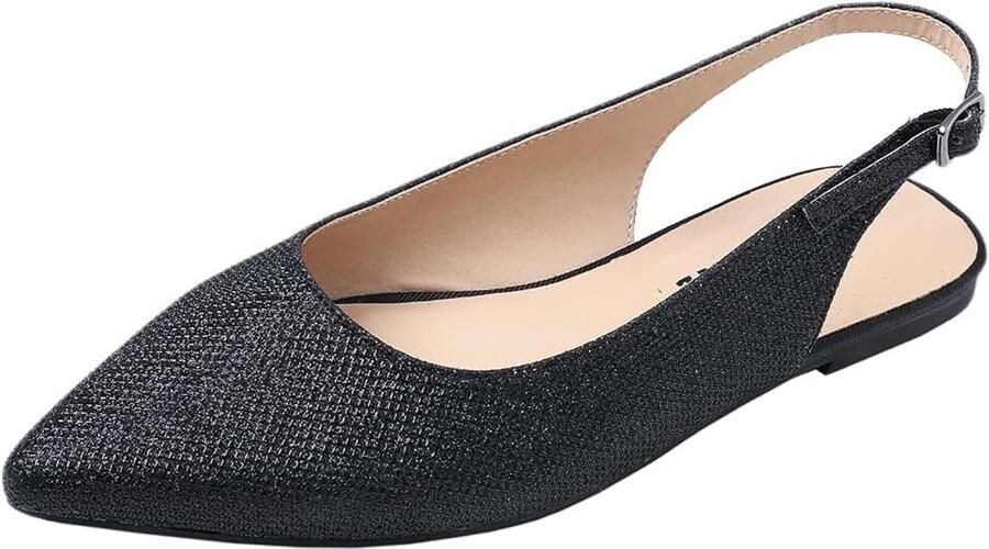 Slingback Damesballerina met uitgaanschoenen zomerschoenen - Foto 1